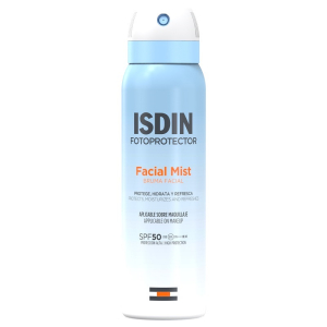 Isdin - fotoprotector facial mist protezione solare spray viso spf 50 confezione 50 ml
