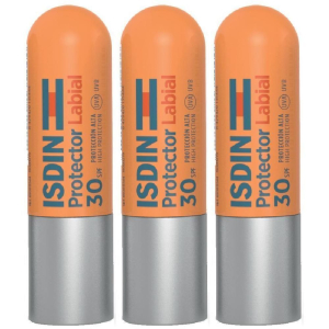 Cerca Offerte di isdin protettore labiale spf30 protezione solare labbra 3x4,8 g rosset e acquista online