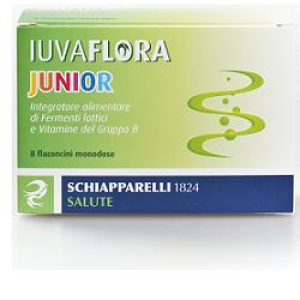 iuvaflora junior fermenti lattici 8 flaconi bugiardino cod: 921732968 