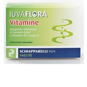iuvaflora vitamine adulti 8 flaconi bugiardino cod: 921732943 