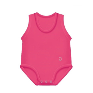 J bimbi body neonato estivo fresco 0-36 mesi bio cotton fuscsia 1 pezzo
