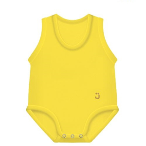 J bimbi summer - body neonato 0-36 mesi colore giallo, 1 body