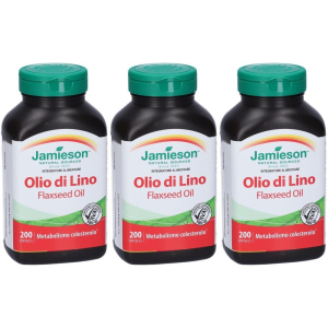 Cerca Offerte di jamieson olio di lino capsule softgel 3x278,8 g perle e acquista online
