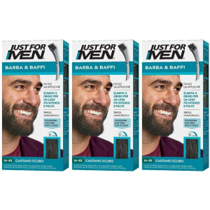 Cerca Offerte di just for men barba & baffi m45 castano scuro 51 g 3x51 g e acquista online