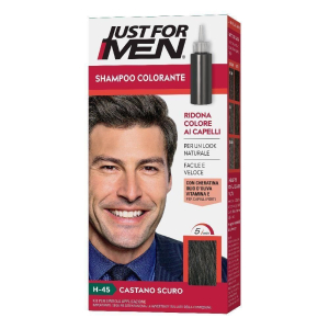 Cerca Offerte di just for men shampoo colorante h45 castano scuro attivatore chiaro 38, e acquista online