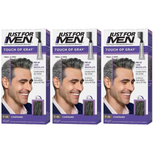 Cerca Offerte di just for men touch of gray castano 40 g 3x40 g e acquista online