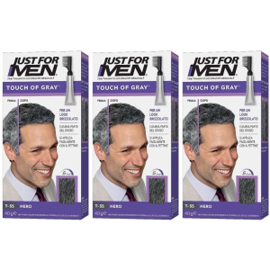 Cerca Offerte di just for men touch of gray nero 40 g 3x40 g e acquista online
