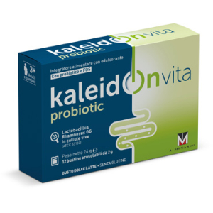 kaleidon probiotic vita 12 bustine bugiardino cod: 973260324 