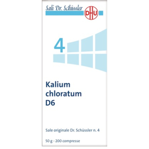 kalium chloratum d6 200 compresse bugiardino cod: 046317020 