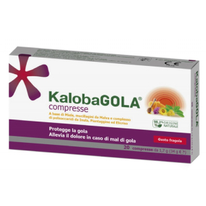 kalobagola 20 compresse fragola bugiardino cod: 944881477 