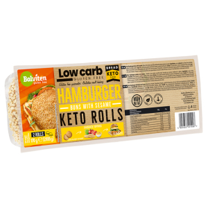 Keto hamburger c/sesamo 2pz