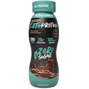Keto protein shake proteico cioccolato a basso contenuto di zuccheri 330 grammi