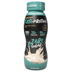 Keto protein shake proteico vaniglia a basso contenuto di zuccheri 330 grammi