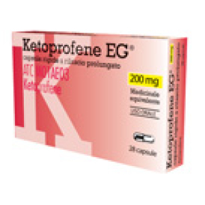 ketoprofene eg 28 capsule 200mg compresse a bugiardino cod: 033519099 