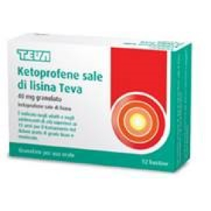 ketoprofene sale di lisina granulato per bugiardino cod: 044366019 