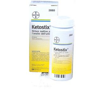 ketostix chetonuria 50 strisce bugiardino cod: 908575855 