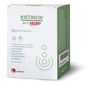 kistinox act probio 10bust bugiardino cod: 943353363 