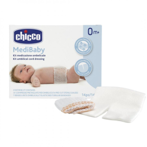 Cerca Offerte di kit medicazione ombelicale chicco medibaby 14 compresse pretagliate per ombelico + 7 bende a rete ombelicali e acquista online