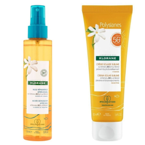 Cerca Offerte di klorane crema solare sublime spf50 + olio ristrutturante doposole corp e acquista online
