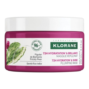 Klorane maschera per capelli al fico d'india 72h idratazione e luminosità 250ml
