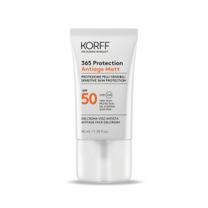 Korff 365 protection antiage matt spf50+ pretezione pelli sensibili 40 ml