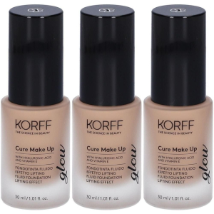 Cerca Offerte di korff cure make up fondotinta fluido effetto lifting glow 03 3x30 ml e acquista online