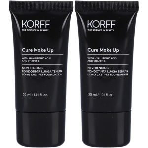 Cerca Offerte di korff cure make up neverending fondotinta lunga tenuta 03 2x30 ml e acquista online
