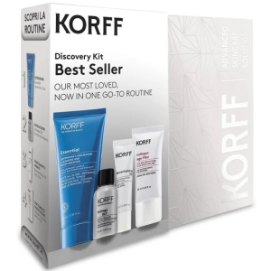 Cerca Offerte di korff discovery kit best of latte detergente 100 ml + soluzione esfoliante 30 ml + ha siero 10 ml + crema collagen age 20 ml e acquista online