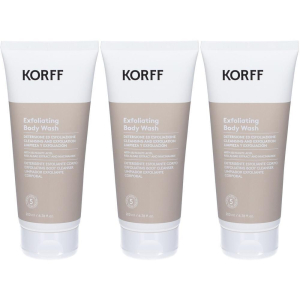 Cerca Offerte di korff exfoliating body wash 3x200 ml e acquista online