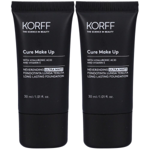 Cerca Offerte di korff make up fondotinta neverend ultra matt 03 2x30 ml e acquista online