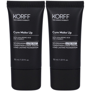 Cerca Offerte di korff make up fondotinta neverend ultra matt 04 2x30 ml e acquista online