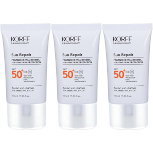 Cerca Offerte di korff sun repair fluido viso lenitivo spf 50+ 3x40 ml e acquista online