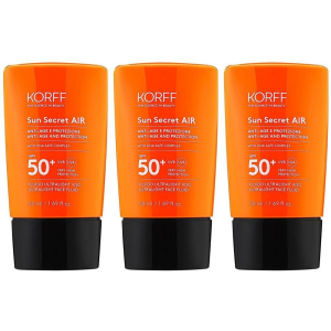 Cerca Offerte di korff sun secret air spf50+ 3x50 ml e acquista online
