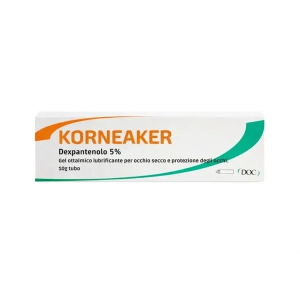 Korneaker gel oftalmico lubrificante per occhio secco e protezione degli occhi 10 grammi