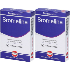 Cerca Offerte di kos bromelina integratore alimentare set da 2 2x60 pz compresse e acquista online