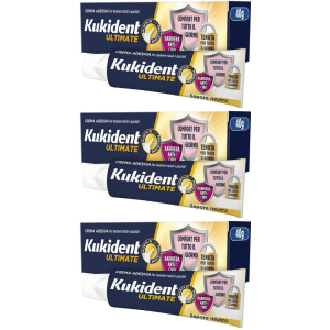 Cerca Offerte di kukident ultimate crema adesiva protesi dentali gusto neutro 3x40 g e acquista online