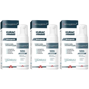Cerca Offerte di kurac mousse detergente viso 100 ml braderm 3x100 ml e acquista online