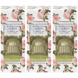 Cerca Offerte di l'erbolario - bagnoschiuma alla rosa centifolia 3x250 ml schiuma da ba e acquista online