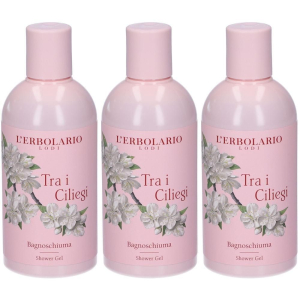 Cerca Offerte di l`erbolario bagnoschiuma tra i ciliegi 3x250 ml schiuma da bagno e acquista online