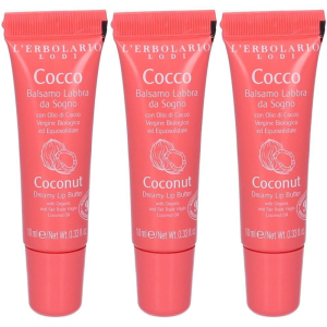 Cerca Offerte di l`erbolario balsamo labbra da sogno cocco 3x10 ml e acquista online