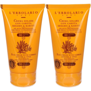 Cerca Offerte di l`erbolario crema solare per pelli ultrasensibili spf 30 2x75 ml e acquista online