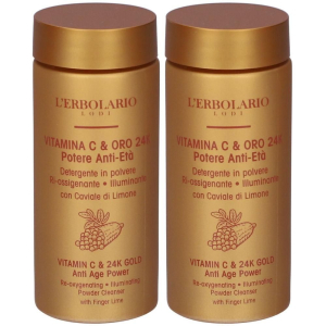 Cerca Offerte di l`erbolario detergente viso in polvere vitamina c & oro 24k 2x35 g e acquista online