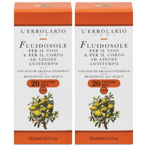 Cerca Offerte di l`erbolario fluidosole viso e corpo anti-tempo spf 20 2x125 ml e acquista online