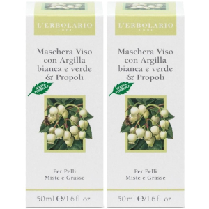 Cerca Offerte di l`erbolario maschera viso per pelli miste e impure 2x50 ml soluzione e acquista online