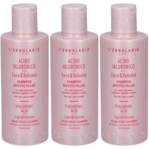 Cerca Offerte di l`erbolario shampoo effetto filler acido ialuronico luce&volume 3x200 e acquista online