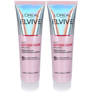 Cerca Offerte di l´oreal elvive glycolic gloss balsamo per capelli spenti 2x150 ml e acquista online
