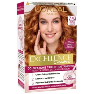 Cerca Offerte di L'oréal paris excellence creme n.7.43 biondo ramato dorato trattamento colorante per capelli e acquista online