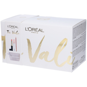 L'oréal paris self confidence box rossetto+gloss volumizzante+matita labbra+soffice beauty piumino 577n