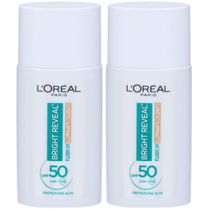 Cerca Offerte di l'oreal paris skincare fluido bright reveal uv colorato spf50 2x50 ml e acquista online