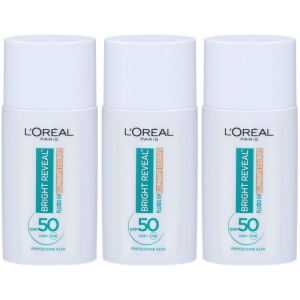 Cerca Offerte di l'oreal paris skincare fluido bright reveal uv colorato spf50 3x50 ml e acquista online